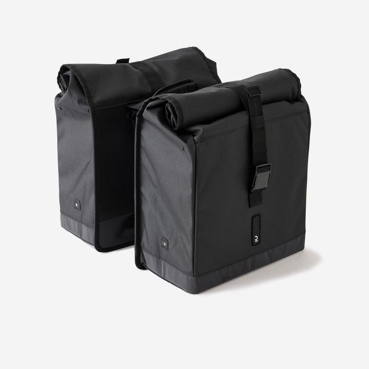 Decathlon Doppel-Fahrradtasche 500 (20 l, Gepäckträgertasche)