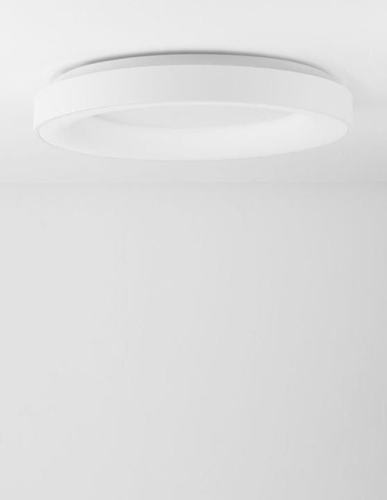 Actual product image Nova Luce RANDO THIN LED ceiling light white 50W neutral white 9x60cm dimmable 9353850