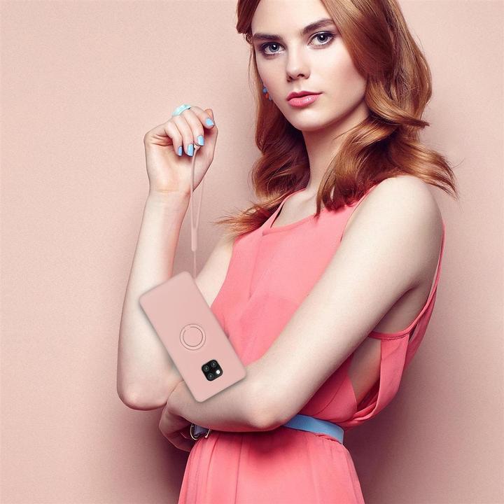 Productafbeelding Cadorabo TPU Vloeibare Ring Silicone Hoesje (Huawei Mate 20 Pro)
