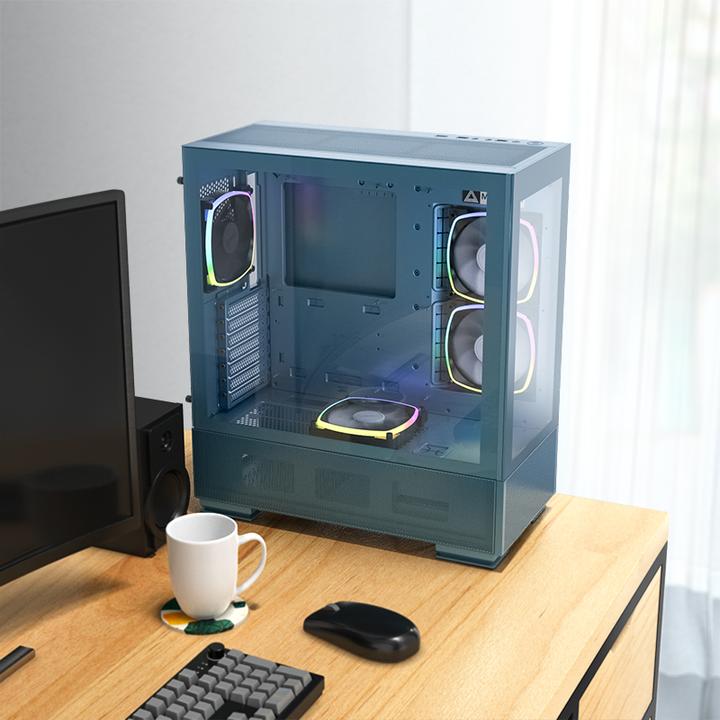 Produktbild Montech SKY TWO, Midi-Tower - blau (ATX, Mini-ITX, mATX)