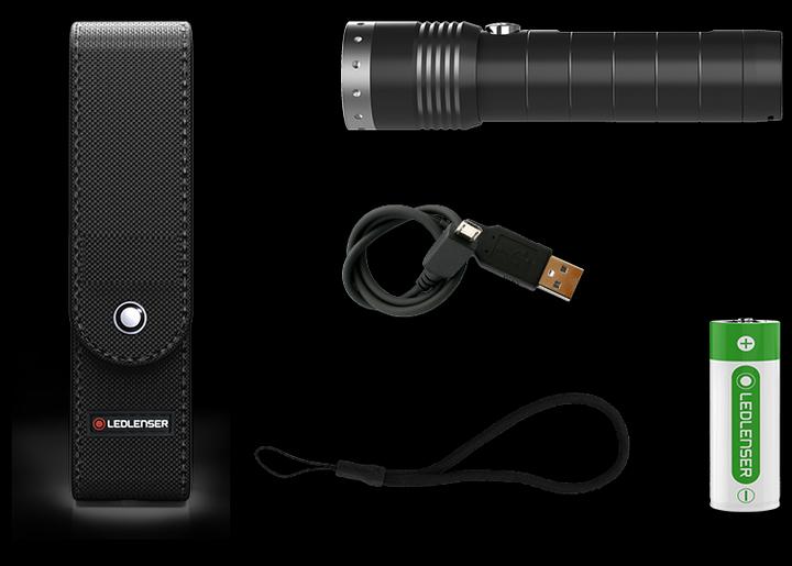 Actual product image Ledlenser MT14 hand-held spotlight black, silver (15.10 cm, 1000 lm)