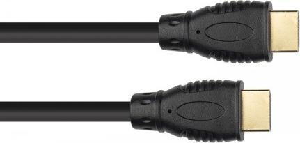 Image du produit Good Connections Câble de connexion HDMI 2.0b, 4K / UHD @60Hz, 18 Gbit/s, contacts dorés, noir, 1m, Good Connecti (1 m, HDMI)