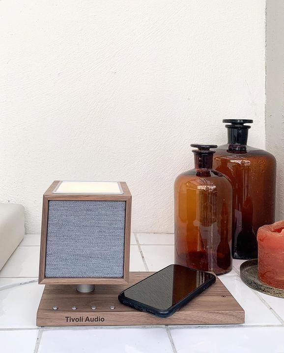 Actual product image Tivoli Audio Revive Walnut/Grey (Electrical connection)