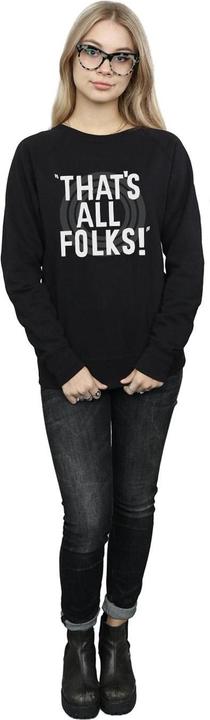 Produktbild Looney Tunes That's All Folks Text Sweatshirt (M)
