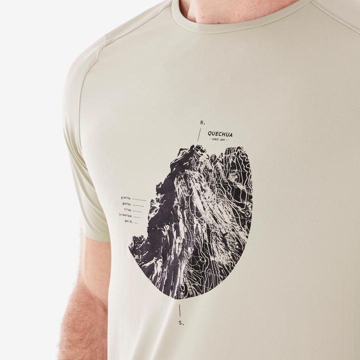 Actual product image Quechua Men's short-sleeved hiking shirt - MH500 (3XL)