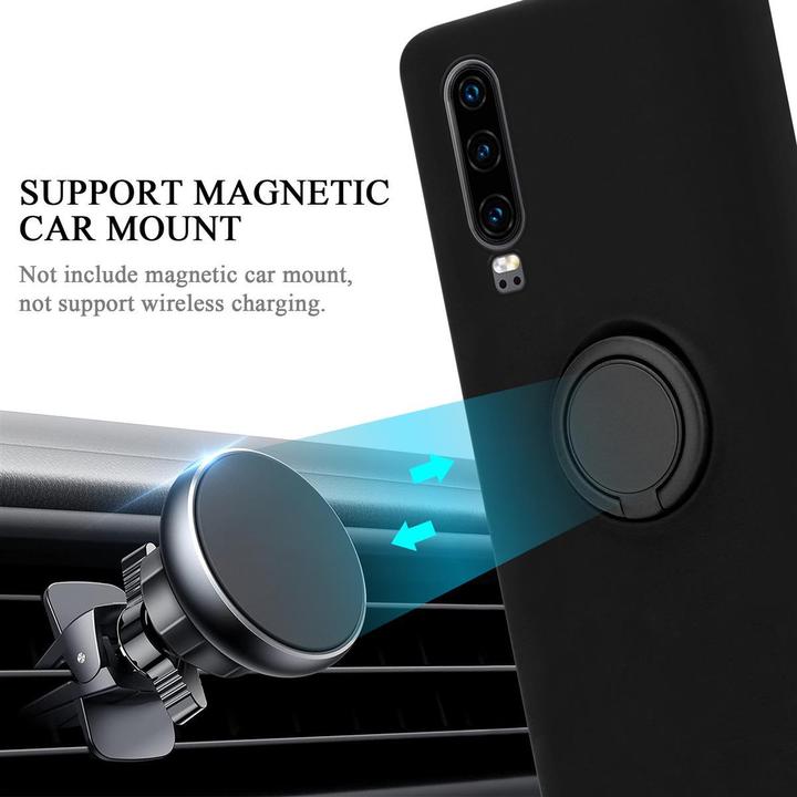 Productafbeelding Cadorabo TPU Vloeibare Ring Silicone Hoesje (Huawei P30)