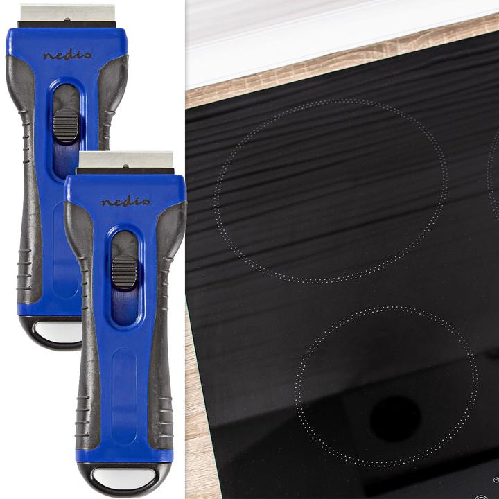 Immagine prodotto Nedis Set di 2 raschietti per piano cottura in ceramica, raschietto per piano cottura, raschietto per (2 pz.)