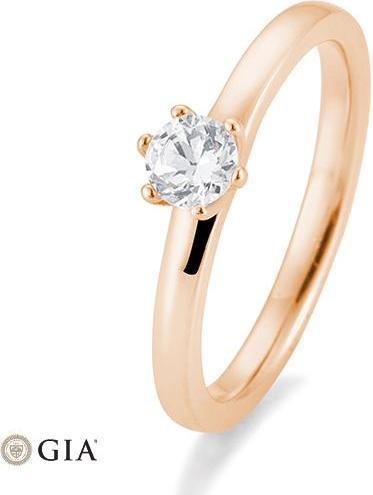 Actual product image Breuning 6 prong set 0.60-1.00 ct. (52, 585/14 K Gold)