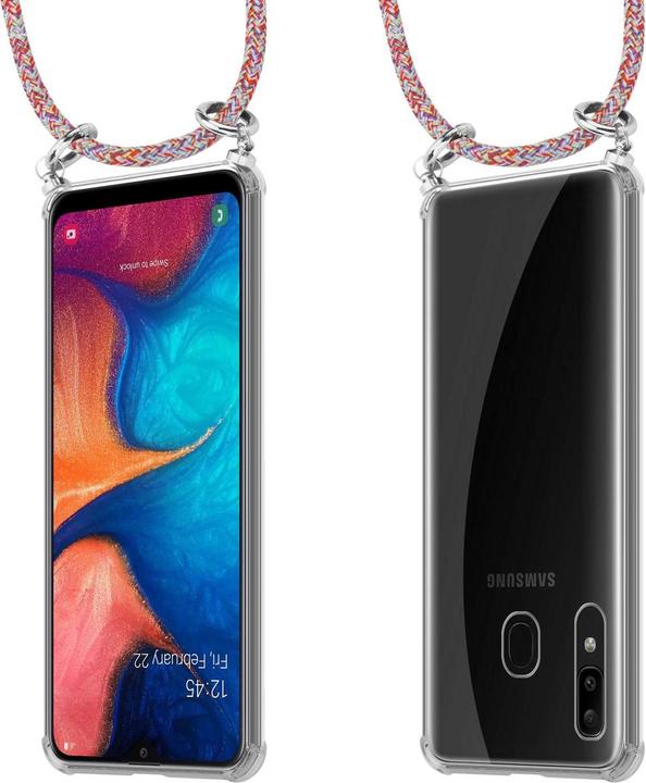 Produktbild Cadorabo TPU Handy Kette SILBER Cover