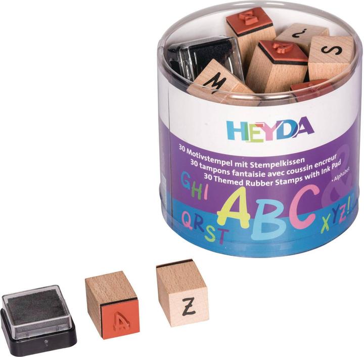 Produktbild Heyda Stempeldose Alphabet