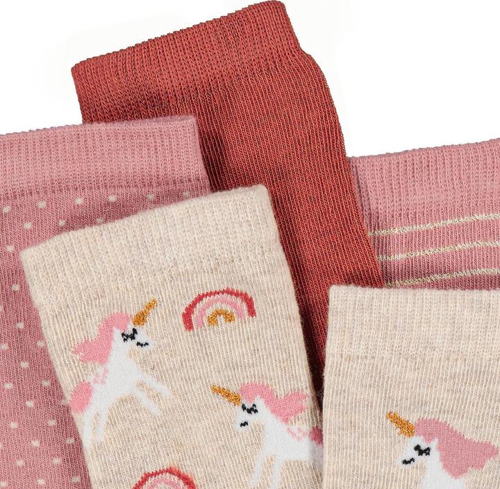 Image du produit La Redoute Collections Lot de 5 chaussettes avec motifs de licorne (Pack de 5, 31, 34)