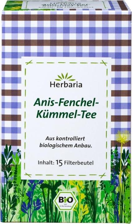Actual product image Herbaria Aniseed-fennel-caraway tea (30 g)