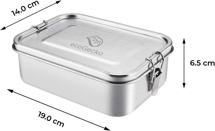 Immagine prodotto ecoGecko Scatola per il pranzo in acciaio inox premium