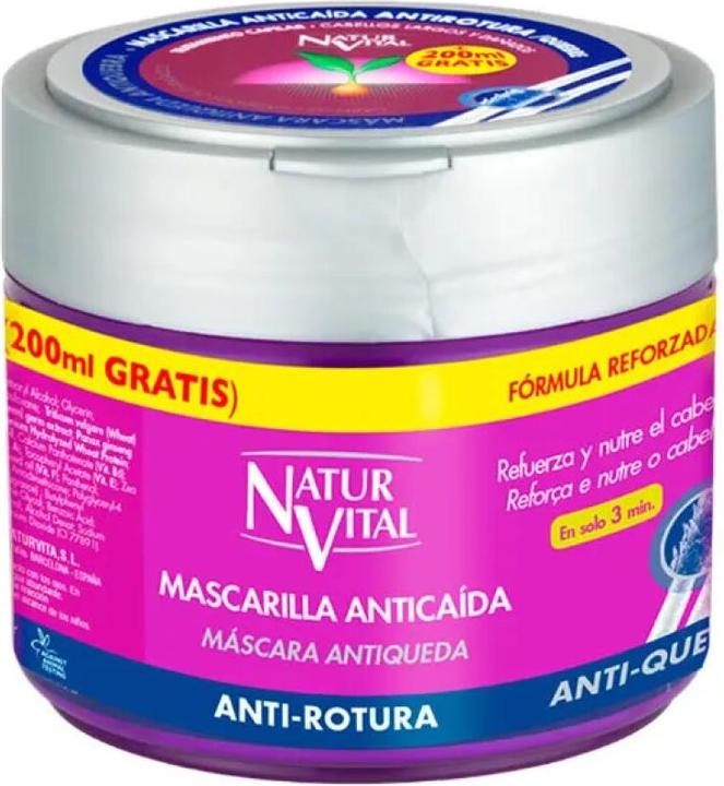 Immagine prodotto Naturaleza Y Vida MASCARILLA ANTICAÍDA tratamiento capilar antirotura 500 ml (500 ml)