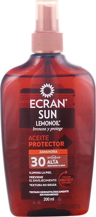 Image du produit Ecran SUN LEMONOIL huile vapo SPF30 200 ml (Huile solaire, SPF 30, 200 ml)