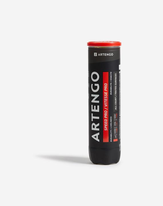 Produktbild Artengo Tennisbälle TB Speed Pro - 4er-Dose gelb