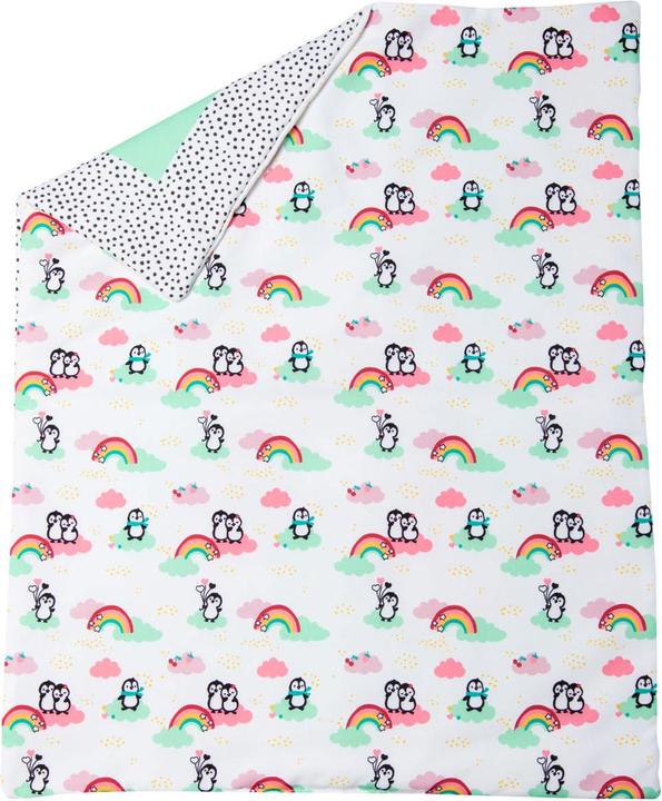 Produktbild Heless Puppendecke Pinguin mit Kissen