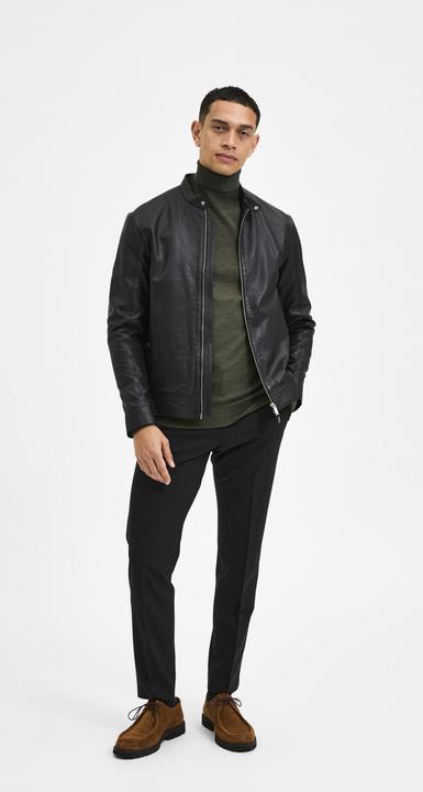 Immagine prodotto Selected Homme Giacca di pelle classica (L)