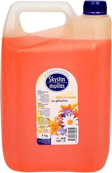 Productafbeelding No Name VLOEIBARE ZEEP BLOEM MET GLIC 5L (5,13KG) (Vloeibare zeep, 5000 ml)
