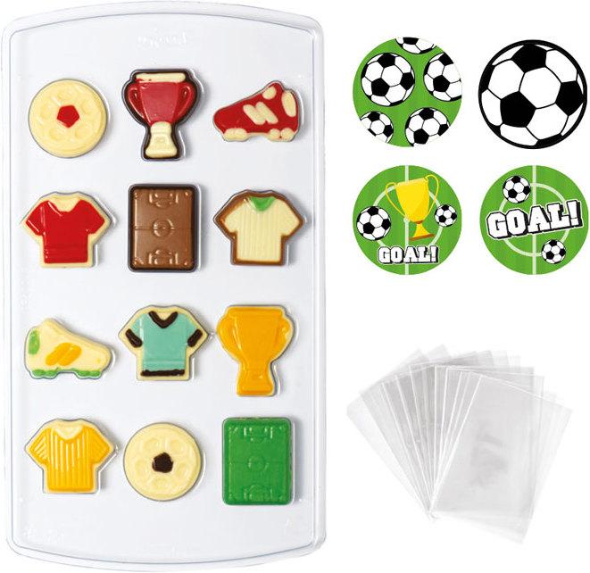 Immagine prodotto Decora Set calcio con stampo per cioccolato (4 cm)