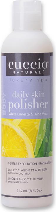 Immagine prodotto Cuccio Naturale Skin Polisher White Lime & Aloe Vera - Peeling delicato della pelle (Pediluvio, 237 ml)
