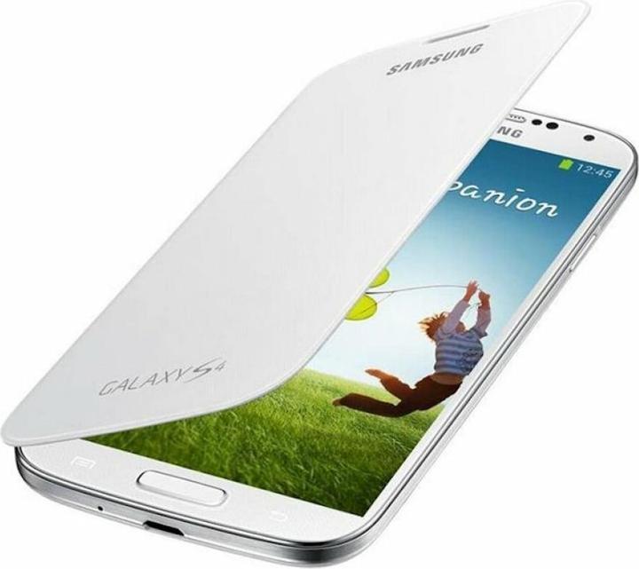 Produktbild Samsung Flip Cover EF-FI950BW for S4 white (Samsung Galaxy S4, Samsung Galaxy S4 I9500)