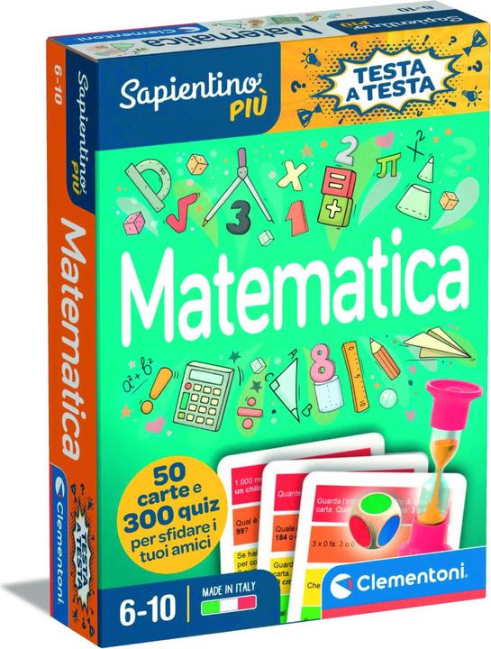 Image du produit Clementoni Sapientino - Tête à tête : mathématiques (Italien)