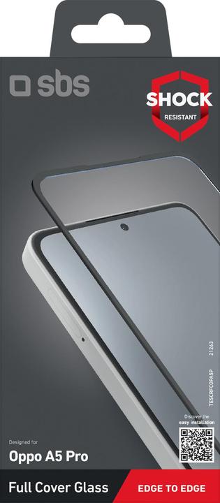Image du produit SBS Glas Displayschutz Full Cover für Oppo A5 Pro (Oppo A5 Pro)