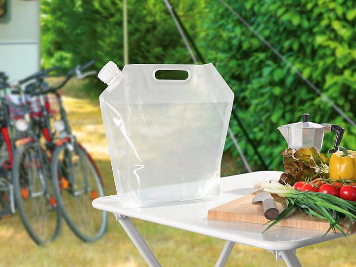 Immagine prodotto Semptec Set di 3 taniche d'acqua piatte e pieghevoli con maniglia per il trasporto