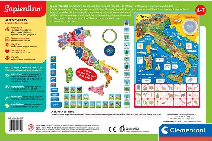 Immagine prodotto Clementoni Geo Puzzle Magnetico Italia