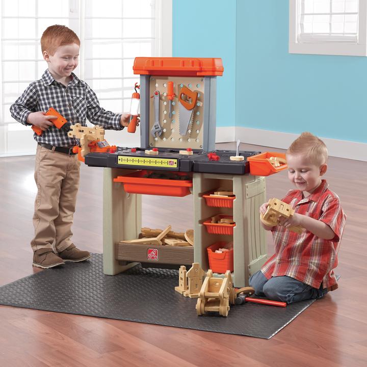 Actual product image Step2 Handyman Workbench Orange