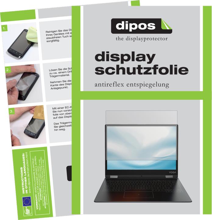 Produktbild Dipos Displayschutzfolie Antireflex (2 Stück, Yoga A12)