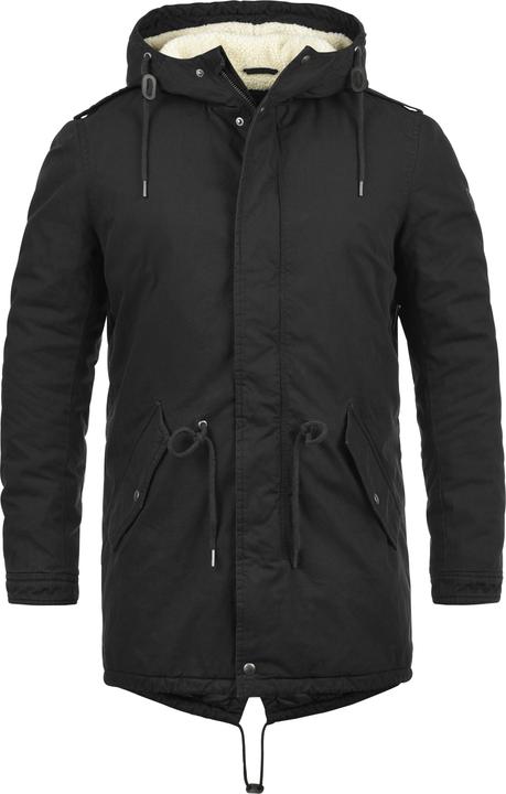 Actual product image Solid Darnell Men's Parka Outdoor Jacket Winter Coat With Teddy Fleece With Hood Made Of 100% Cotton (S)