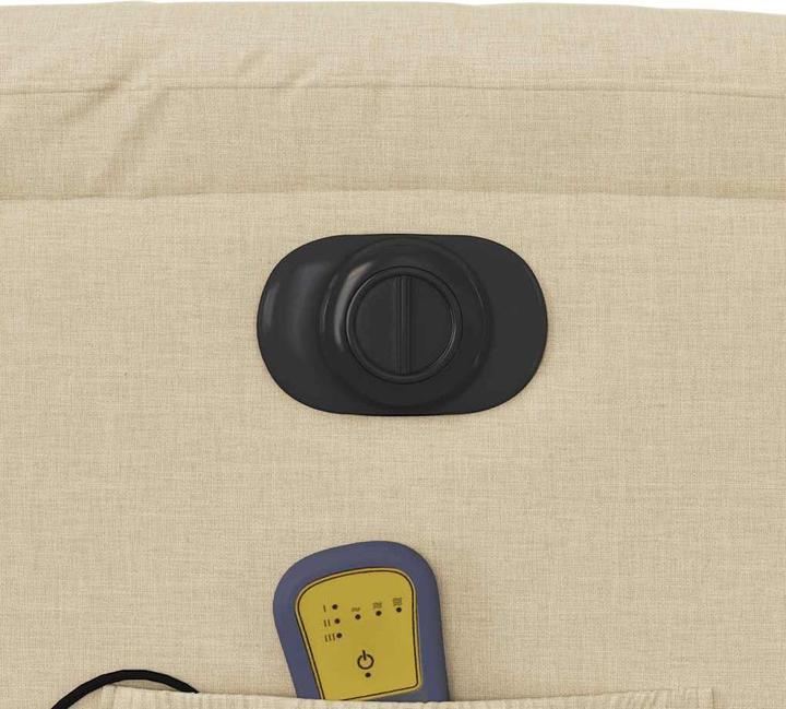 Produktbild VidaXL Massagesessel Elektrisch Creme Stoff