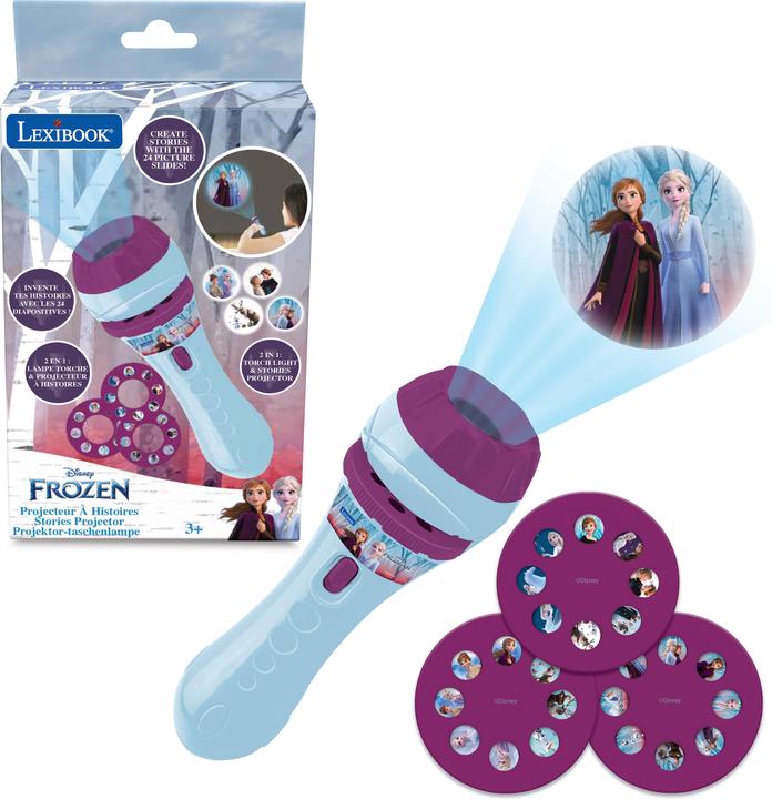 Image du produit Lexibook Projecteur et lampe de poche Disney Frozen Story (Allemand, Anglais, Français, Italien)