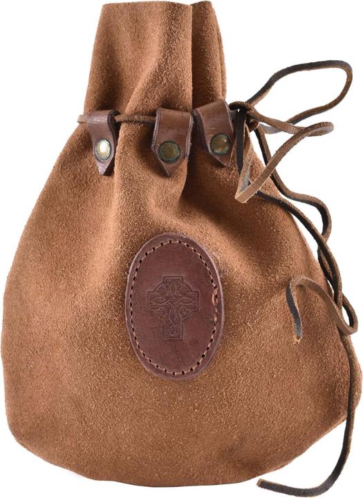 Immagine prodotto Battle Merchant Marsupio medievale in pelle con croce celtica