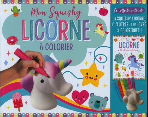 Immagine prodotto 123 Soleil Mon squishy licorne à colorier (Francese, Lane Charlie, 2022)