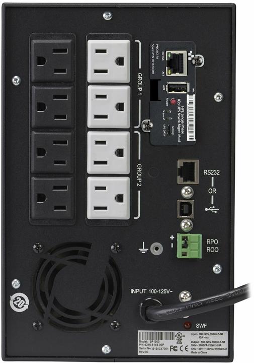 Immagine prodotto HPE T1500 G5 (1500 VA, 1050 W, Interattivo linea UPS)