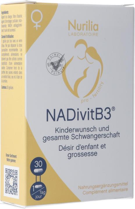 Image du produit Nurilia NADivitB3 caps (30 pièce(s), Capsules, 31 g)