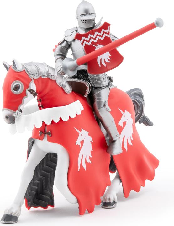 Image du produit Papo Cheval du chevalier de la Licorne avec lance