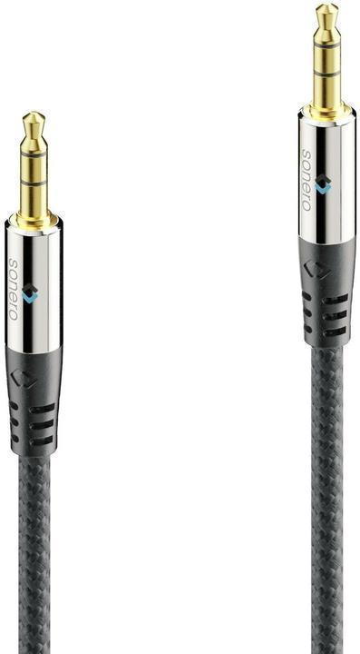 Sonero Audio-Kabel 3.5 mm Klinke mit Nylonmantel 5 m (5.50 m, 3.5mm Klinke (AUX))