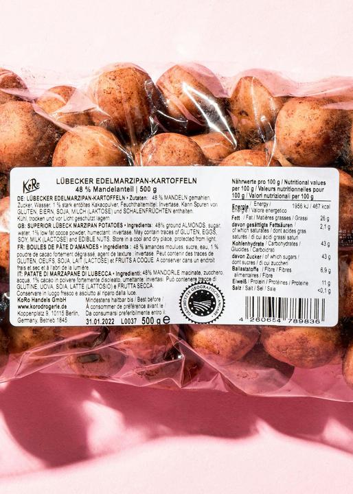 Image du produit KoRo Pommes de terre au massepain noble de Lübeck (500 g)
