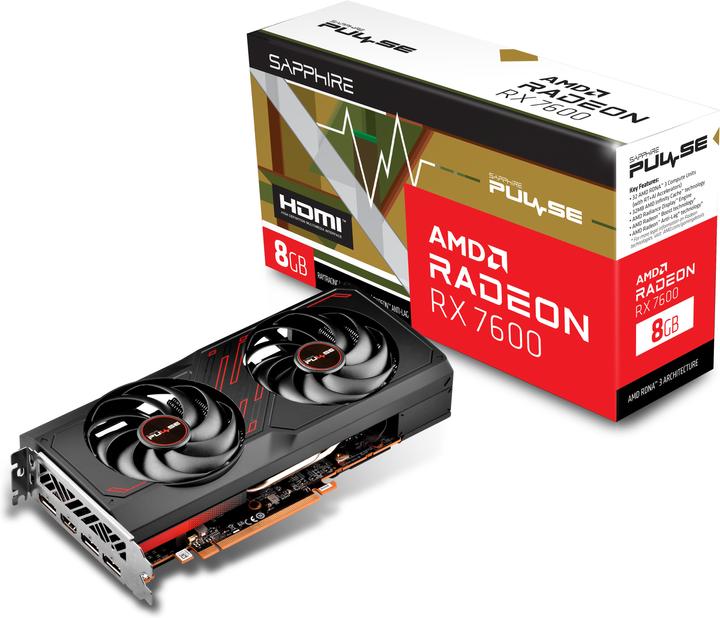 Produktbild Sapphire PULSE AMD Radeon RX 7600 (8 GB)