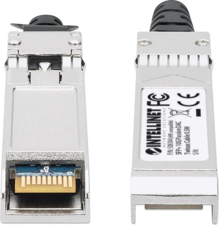 Actual product image Intellinet SFP+ 10G Passive DAC Twinax Cable 0.5m HPE-comp. (S/UTP, CAT6, 0.50 m)