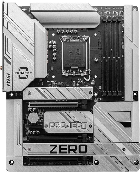 Produktbild MSI Z790 PROJECT ZERO (LGA 1700, Intel Z790, ATX)