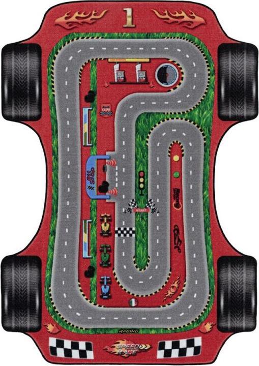 Immagine prodotto Paco Home Auto da corsa con tappeto per bambini (120 x 170 cm)