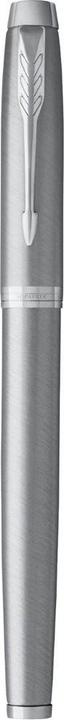 Actual product image Parker Pen Rollerball IM Essential, stainless steel C.C. Line width: M, line colour: black, housing made of (Stainless steel, 1 x)