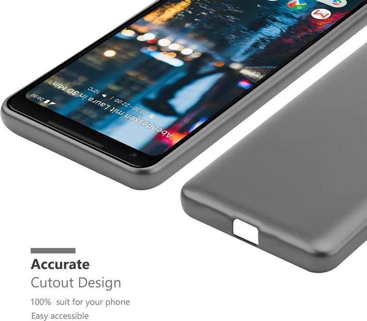 Actual product image Cadorabo TPU Matt Metallic Cover (Google Pixel 2 XL)