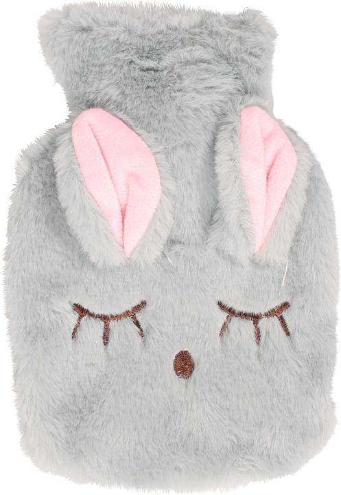 PhoneLook Kleine mini Wärmeflasche mit niedlicher Hasen Hülle mit weichem Fell