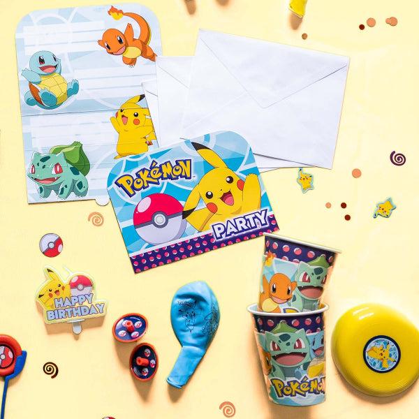 Produktbild Sombo Pokemon Geburtstagseinladungen (8 Stk.)